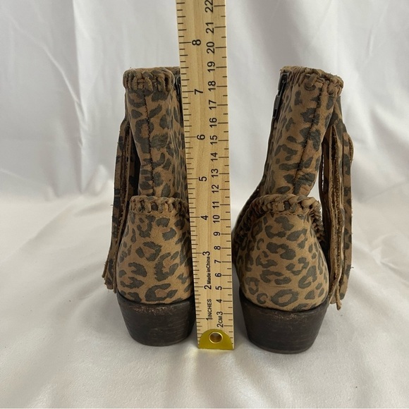 🪩👢🦄EUC MATISSE LEOPARD‎ FRINGE BOOTS- SIZE 9.5 - Picture 4 of 9